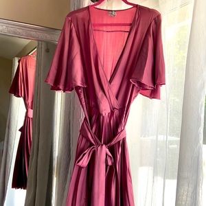 Pleated Pink Dress